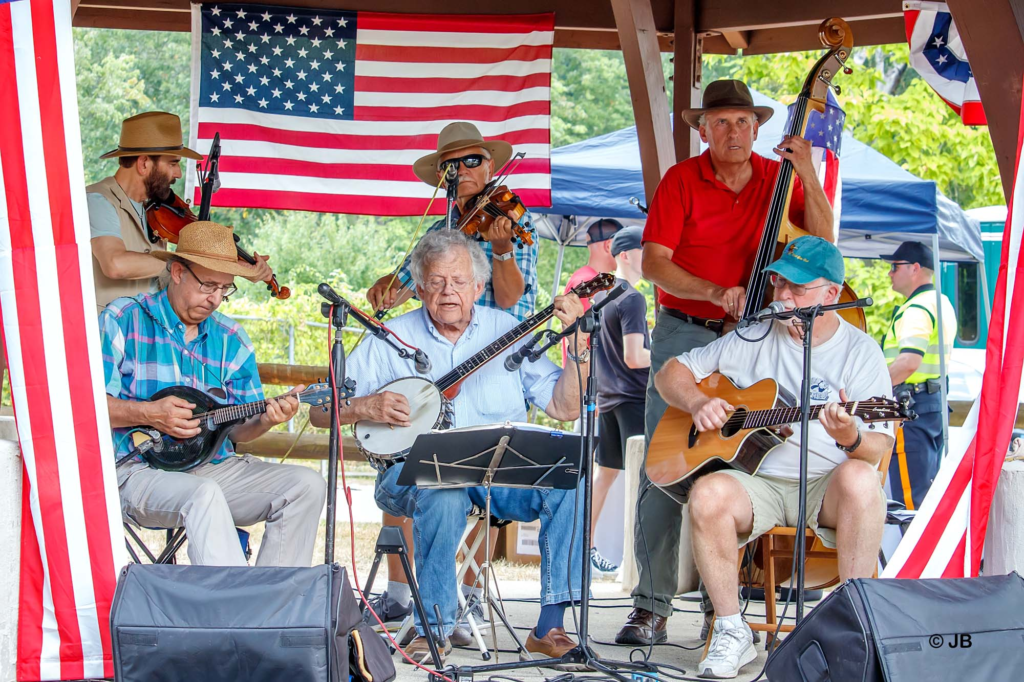 Long Hill String Band playing at Canal Day in New Hope, PA